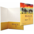 Presentation Folder w/ 2 Capacity Box Pockets (9"x12") 4CP